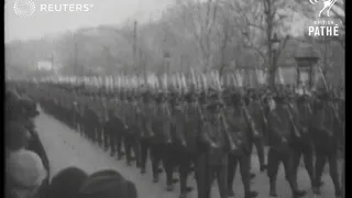GERMANY: Withdrawal by British Army: last troops leave the Rhine (1929)