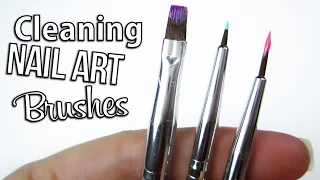 Clean Your Nail Art Brushes Perfectly!