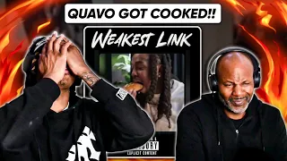 QUAVO GOTTA PUT HANDS ON HIM😱😭 Chris Brown - Weakest Link (Quavo Diss) | DAD REACTION