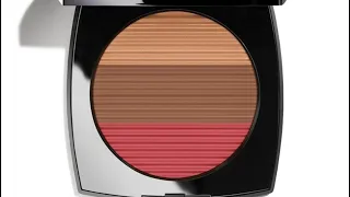 NEW CHANEL LES BEIGE SUN KISSED POWDER IN DEEP ROSE AND DEEP MAUVE