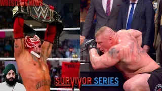 Survivor Series 2019 Brock Lesnar vs Rey Mysterio No Holds Barred No Disqualification Full Match