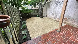 How to Install Pea Gravel to Remake Your City Backyard