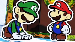 Paper Mario: The Origami King - All Luigi Story Scenes & Moments