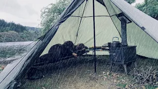 3 HOURS OF CAMPING RAINS SOUNDS, Rain Sounds for Sleeping, Relaxing, helping insomnia - ASMR