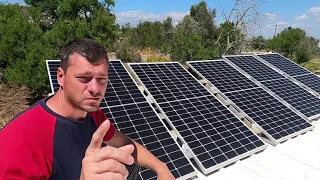 Обзор мощных солнечных панелей 450 W // Работа под нагрузкой