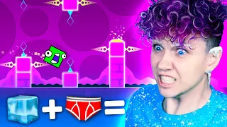 ПРОИГРАЛ - Кубик ЛЬДА в ШТАНЫ 🧊 Geometry Dash Challenge