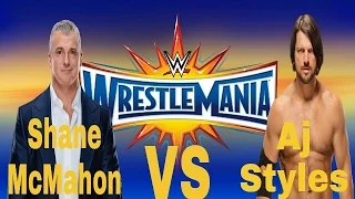 Shane McMahon VS Aj Styles - WR3D (Mod Wwe)