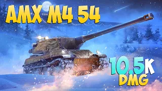 AMX M4 54 - 7 Kills 10.5K DMG - Insatiable! - World Of Tanks