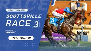 20240428 Hollywoodbets Scottsville Interview Race 3 won by THE SHEPHERD