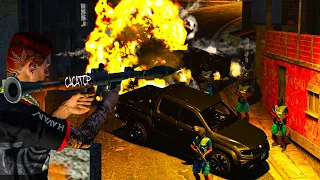 GTA V: VIDA DO CRIME | CAÇA TCP TA NA PISTA ✌️🚩 RUA 2 DA ROCINHA PEGOU FOGO 🔥 MUITO AÇO | EP#66