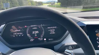 😳😳New 2021 Audi E-Tron GT Quattro TOP SPEED GERMAN AUTOBAHN 350KW  476Ps