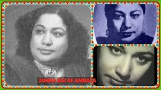 *.ZOHRA BAI Ambalvi-Film-JEEVAN-[1944]-Nainon Mein Naina Mat Dalo-[Rarest Gem-Best Audio]