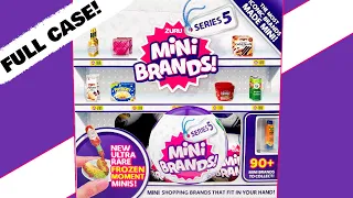 FULL CASE UNBOXING MINI BRANDS SERIES 5!! Zuru 5 Surprise Blind Bag Opening!!