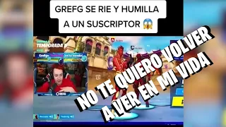 THEGREFG HUMILLA A UN SUSCRIPTOR EN TWITCH