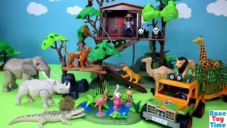 Playmobil Animals Treehouse Playset Build and Play Toys For Kids