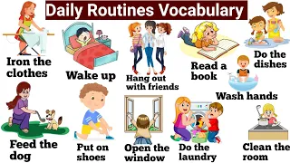 Theme 1:   30+ daily routine vocabulary with sentence | listen and practice daily routine vocabulary
