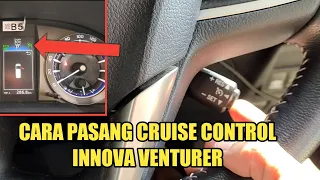 PASANG CRUISE CONTROL INNOVA REBORN DIESEL || cara pasang cruise control innova reborn