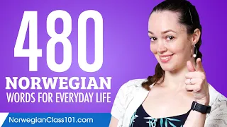 480 Norwegian Words for Everyday Life - Basic Vocabulary #24