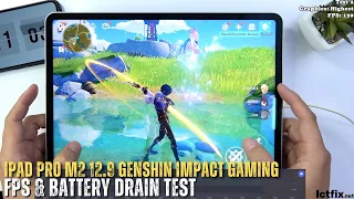 iPad Pro 12.9 2022 Genshin Impact Gaming test | Apple M2