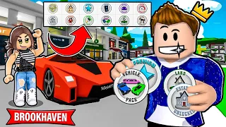 COMPRO TODOS LOS GAMEPASS A MI PRIMERA NOVIA de BROOKHAVEN! ⭐🏡 - Roblox YoSoyLoki