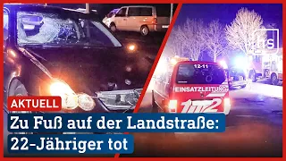 22-Jähriger läuft auf Landstraße, wird von Auto erfasst und stirbt  | hessenschau