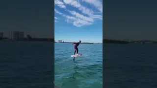 Hydrofoil Surfing | Wakefoiling in Miami | How to do Wakefoiling? | @watersportsparadise | Try Us!