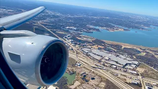 Awesome Engine Buzz & Wing Flex – DFW Takeoff – American – Boeing 777-200 – N786AN – SCS Ep. 487