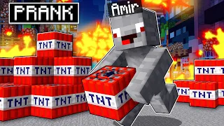 24 STUNDEN als Alphastein (Prank) in Minecraft RP