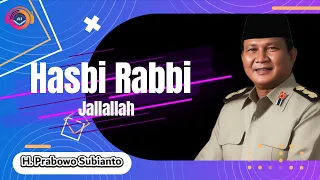 Hasbi Rabbi Jallallah - H.Prabowo Subianto | Chords Sholawat Nabi Sedih (CoverAI+Lirik & terjemahan)