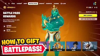 How to Gift Chapter 5 Season 2 Battle Pass in Fortnite!
