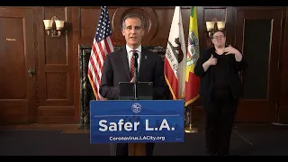 WATCH LIVE: LA Mayor Provides Updates on Coronavirus Pandemic. | NBCLA