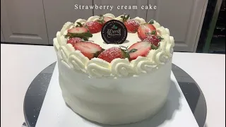 크림 가득 딸기 생크림 케이크 만들기 l Strawberry cream cake recipe