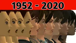 Evolution Of Video Games Graphic 1952 - 2020