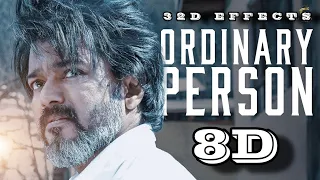 Leo | Ordinary Person | 8d Song | Thalapathy Vijay | 8D Surrounded Sound | 32D Effects