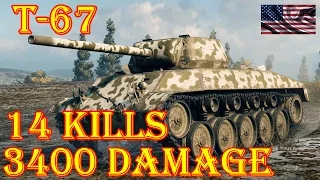 T67  14 Kills, 3.4k Damage  Erlenberg