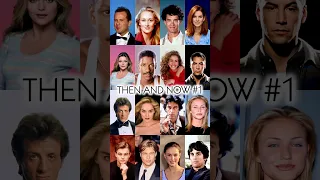 Movie stars then and now (young vs. old) #1