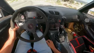 Sequential Gearbox RX7 FD with GoPro mouth mount POV