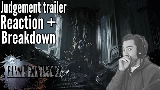 Final Fantasy XV 'JUDGMENT' trailer reaction and review (English translated subtitles)