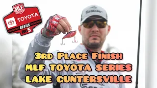 3rd Place Finish at the BIGGEST MLF Toyota Series EVER on Lake Guntersville!!