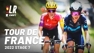 Savage Attack | Tour de France Femmes avec Zwift Stage 7 2022