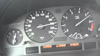 BMW 523i E39 60-220 km/h