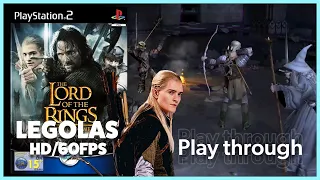 Legolas | The Lord of the Rings: The Two Towers | Longplay Playthrough Game | No Commentary