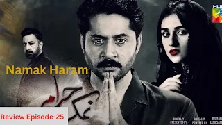 latest episode of pakistani drama | Namak Haram - Episode 25 | promo | review | HUM TV