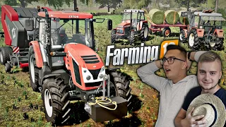 "Od Biedaka do Kozaka" #64 ✔ Zbiór Lucerny [ Wrzucamy Bele do Stodoły ] - FS19 MP