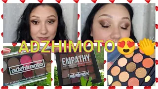 😍ТЕНИ ADZHIMOTO😍 / ♥БЮДЖЕТНЫЙ ВОСТОРГ!!! / МАКИЯЖИ И ВПЕЧАТЛЕНИЯ #adzhimoto