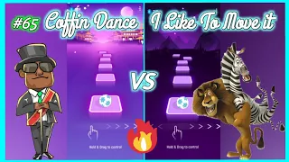 Tiles Hop - Coffin Dance Meme vs  I Like To Move it Move it. V Gamer