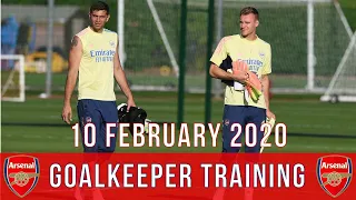 Bernd Leno & Emi Martinez | Arsenal: Goalkeeper Training | 10/2/2020