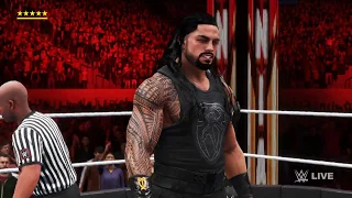 Roman Reigns vs Goldberg - Wrestlemania | WWE 2K20