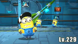 Minion rush Referee minion Collect 380 Bananas with Gru's Rocket at Vector's Fortress | Lv. 229 Ep70