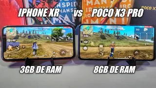 IPHONE XR VS POCO X3 PRO QUAL MELHOR ? APPLE VS XIAOMI!